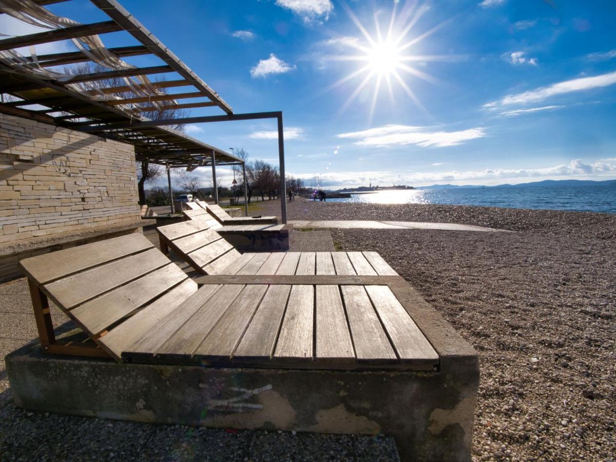Апартаменты Beach Paradise Premium Задар Экстерьер фото
