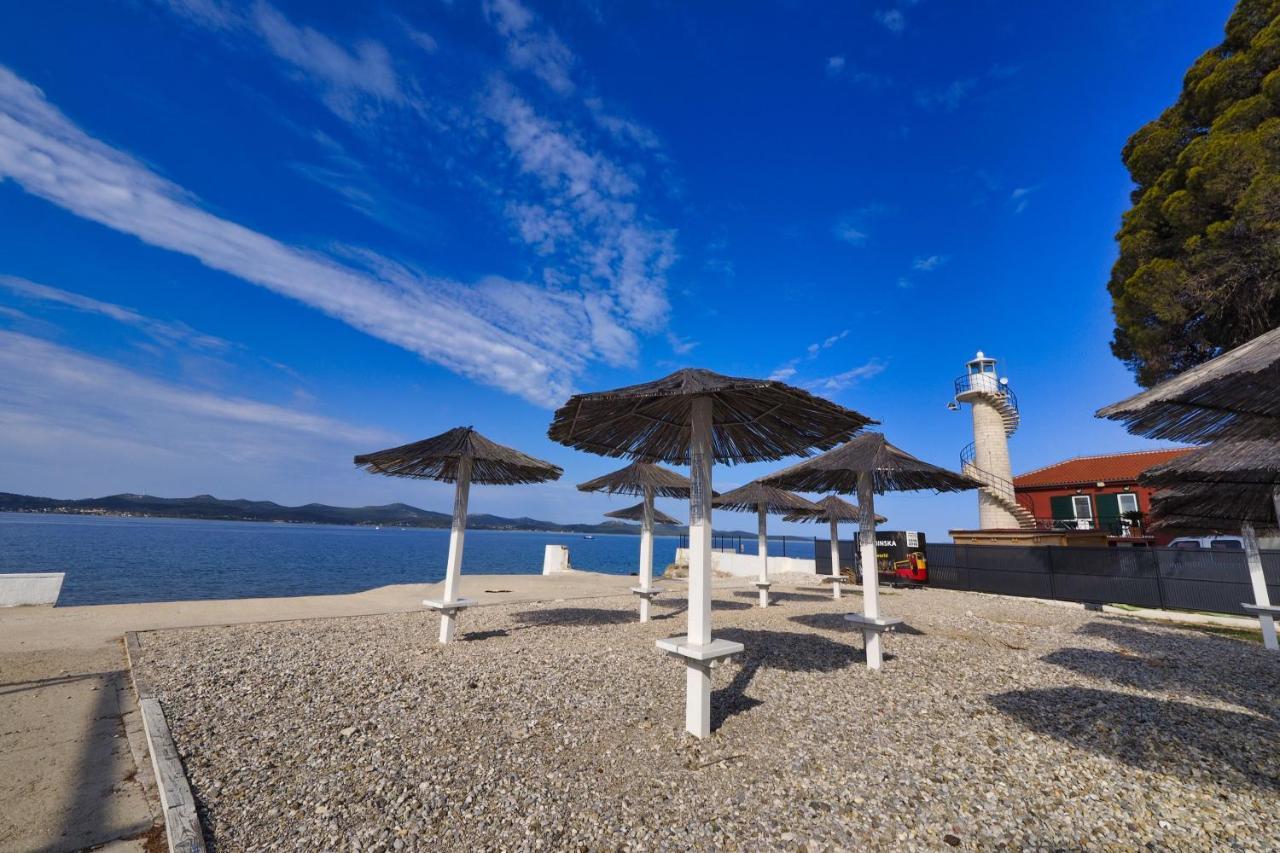 Апартаменты Beach Paradise Premium Задар Экстерьер фото